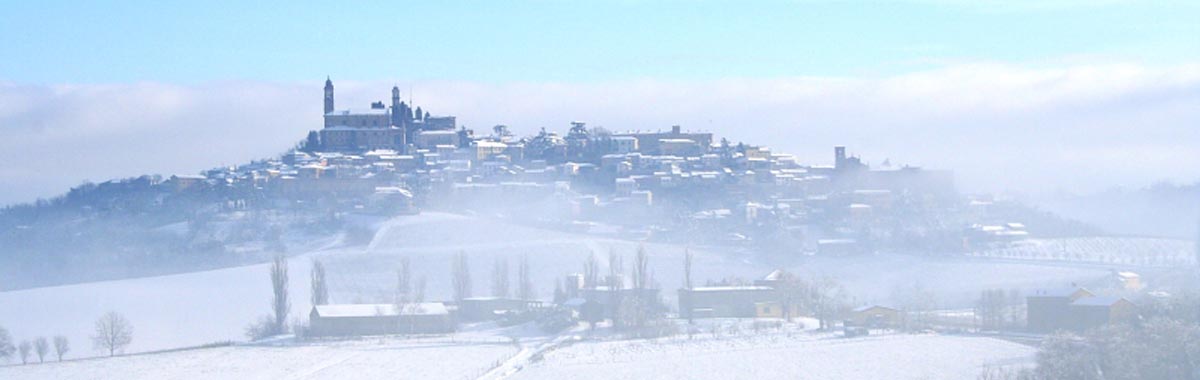 Inverno a Vignale Monferrato