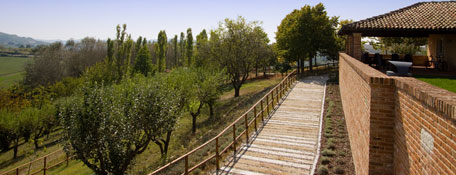 Passeggiata nel podere della villa